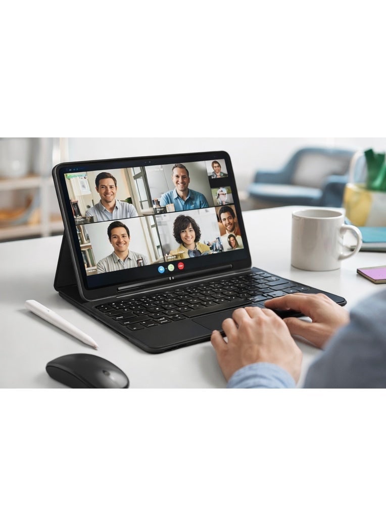 MODIO TAB 10.95 Inch Android Tablet with Keyboard Case, 5G WiFi, Dual SIM, 1280×800 Display, 10000mAh Battery – Model M91 - Image 2